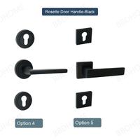Offre Spéciale : Poignée de porte en aluminium 72 mm et Serrure à cylindre en acier – Ensemble de serrures de porte