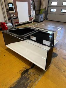 Tanque de peces de acrílico transparente Formas personalizadas/Tamaños PC irrompible Caja impermeable de plástico Embalaje al por mayor - Product Image 5