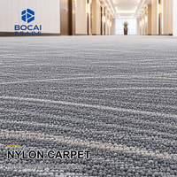 Moquette murale sur mesure OEM pour couloir d'hôtel, en nylon 12 mm, en rouleau, pour projets
