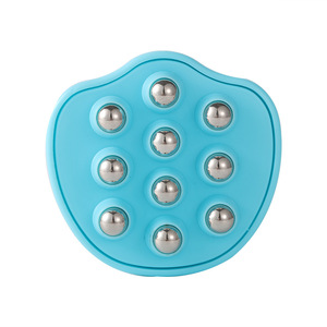 Handheld Cat Paw <b>Roller</b> Massager 10 Beads 304 Stainless Steel Portable For Head Neck Waist <b>Back</b> Legs Feet Massage - Product Image 5