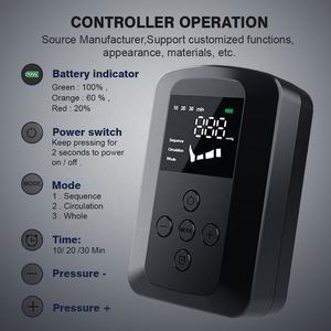 Precio de fábrica, botas de compresión de aire de recuperación de 510K, masajeador de compresión muscular para piernas, botas para relajarse - Product Image 5