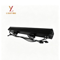 Lot de 18 barres LED étanches 10W à contrôle de pixels, projecteur mural à effet IP65 DMX blanc/jaune pour éclairage de scène extérieur