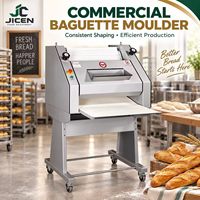 Machine à façonner la pâte à pain de mie, à pain burger, à pain long et à hot-dogs, de table, professionnelle, pour la boulangerie