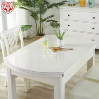 Napperon de table souple lavable de 2mm d'épaisseur rentable nappe transparente en PVC pour banquet de mariage domestique