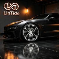 Rueda de coche forjada de 5 orificios, gris bronce mecanizado con radios dobles múltiples, modificación de posventa, alta carga y flexible, personalizada