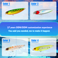 Señuelo de Pesca MISTER LURE 5.5g 6.5cm, Señuelo Tipo Lápiz de Alta Calidad con Anzuelo, Señuelo de Agua Dulce OEM, Cebo Duro
