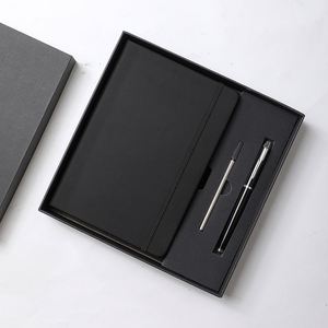 Coffret Cadeau Carnet et Stylo en Papier Rouge avec Insert Personnalisé pour Cadeaux d'Entreprise et Commandes en Gros - Product Image 1