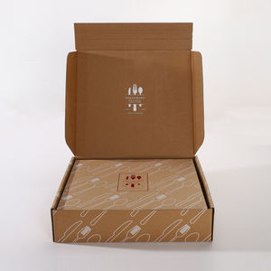 Boîtes d'emballage pour couverts en carton ondulé B/E, option boîte à rabat avec boîte cadeau intérieure rigide, vente en gros - Product Image 2