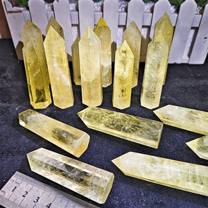 Venta al por mayor torres <span class=keywords><strong>de</strong></span> cristal piedra curativa <span class=keywords><strong>limón</strong></span> citrino Punto <span class=keywords><strong>de</strong></span> cuarzo para la meditación - Product Image 3
