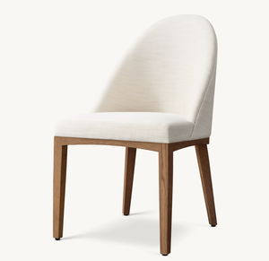 Konnrad, gran oferta, cocina interior posmoderna, juegos de comedor de roble, Hotel, restaurante, muebles de comedor, silla lateral de comedor de tela - Product Image 1