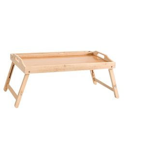 Wooden Folding Tray <b>Table</b> 55x35x23.5cm Portable Bed Desk For Home <b>Office</b> Study Use - Product Image 5