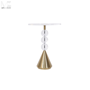 Meubles de <span class=keywords><strong>d</strong></span>écoration pour la maison <span class=keywords><strong>Table</strong></span> <span class=keywords><strong>d</strong></span>'<span class=keywords><strong>appoint</strong></span> de luxe moderne <span class=keywords><strong>Table</strong></span> basse minimaliste nordique en acrylique doré pour le salon - Product Image 4