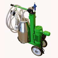 Machine à traire portable à moteur à essence à piston unique pour vaches et chèvres