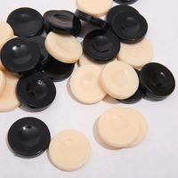 Jeu d'échecs et de backgammon en plastique noir ivoire de haute qualité, personnalisable, 3,2 cm, avec 2 dés, pour usage intérieur/extérieur