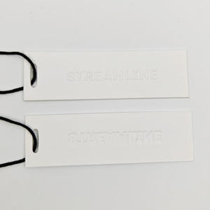 Custom Embossed Eco-Friendly Paper Hang <b>Tags</b> With String Cost-Effective High Quality Garment <b>Tags</b> for Bags & Shoes - Product Image 5