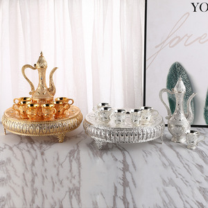 Juego de vino estilo europeo, material metálico, para hotel y hogar, juego de tazas doradas para café, té y vino - Product Image 5