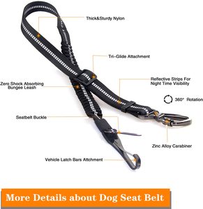 Cinturones <span class=keywords><strong>de</strong></span> <span class=keywords><strong>Seguridad</strong></span> <span class=keywords><strong>para</strong></span> <span class=keywords><strong>Perros</strong></span> <span class=keywords><strong>de</strong></span> Alta Calidad, Hechos <span class=keywords><strong>de</strong></span> Nailon Sostenible, con Patrón Sólido, Ajustables, <span class=keywords><strong>para</strong></span> Asientos <span class=keywords><strong>de</strong></span> Coche - Product Image 6