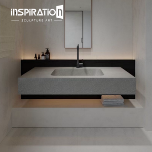 <span class=keywords><strong>Lavabo</strong></span> de baño UHPC al por mayor, <span class=keywords><strong>lavabo</strong></span> de baño de cemento de lujo para hotel, lavabos de hormigón - Product Image 2