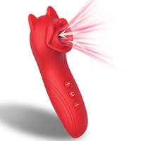 Vibrateur clitoridien et suceur de tétons Sucking Rose avec 10 fréquences, télécommande, 100% étanche, jouet sexuel pour adultes pour femmes