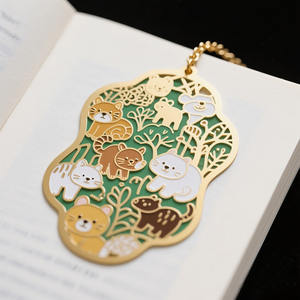 Marcadores de Libros Elegantes y Personalizados de Acero Inoxidable con Cinta para Recuerdos Corporativos - Product Image 3