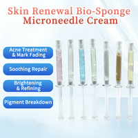 Exfoliant Cutané aux Algues Spongilla – Traitement Peeling aux Algues – Crème Visage Renouvelante Bio Microneedling aux Spicules d'Éponge Forte