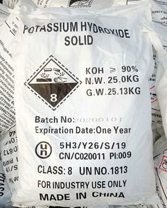 Hydroxyde de potassium de qualité alimentaire haute pureté 95% Potasse caustique KOH - Product Image 2