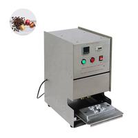 Machine de scellage thermique électrique semi-automatique SANEU en acier inoxydable 304 pour capsules de café, barquettes alimentaires, emballages en bois, facile à utiliser