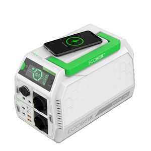 Générateur solaire 500W, batterie, station d'alimentation portable d'urgence pour la maison et l'extérieur avec charge sans fil - Product Image 1