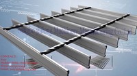Grille en acier galvanisé Q235 pour couvertures de fosses de parking, couvercles d'égouts, systèmes de drainage de passerelles et plateformes de structure en acier extérieures
