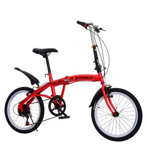 20 pollici uomini 7/ <span class=keywords><strong>8</strong></span>/ 9 velocità sospensionale in acciaio al carbonio bicicletta pieghevole MTB bicicletta 20 "Mountain Bike - Product Image 3