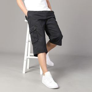 กางเกงครอปใส่ทำงานแห้งเร็วสำหรับผู้ชายกางเกงขาสั้นลำลองเล่นกีฬาฤดูร้อนแบบปรับแต่งโลโก้ได้ตามต้องการ - Product Image 4