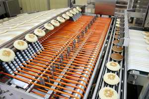 Công nghiệp điện SOUFFLE tự động nhật bản Pancake Máy làm Dorayaki Pancake Maker nhà máy giá - Product Image 5