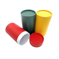 Emballage de parfum cosmétique en carton cylindrique mat biodégradable recyclable écologique de haute qualité avec impression de logo personnalisé