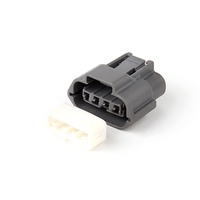 Conector automotriz de plástico eléctrico, conector automático de arnés de cables hembra, 2 unidades