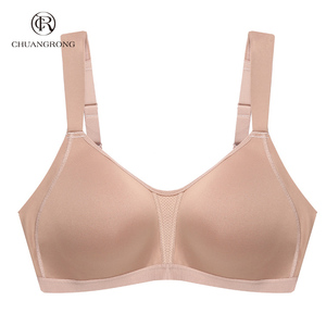 Suaves y transpirables Fat Reggiseno Brown Bh Cobertura inalámbrica Biustonosz <span class=keywords><strong>Playtex</strong></span> Bra Tallas grandes Big Soutien-gorge Sutia Sujetador grande - Product Image 5