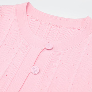 <span class=keywords><strong>Abito</strong></span> in maglia a maniche corte slim-fit di alta qualità, nuovo stile estivo 2026, per un look elegante e snellente - Product Image 3