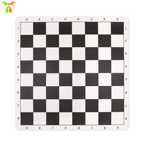 Papan catur kulit PU, mainan Promosi papan catur antiselip gulung lembut - Product Image 2