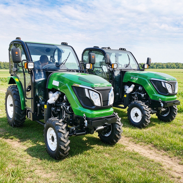 Cheap CE 25hp -50HP Mini Farm Tractor diesel 4WD Tractor Compact Agricultural Tractors for Sale