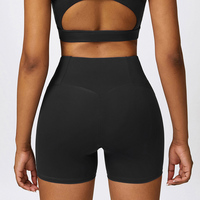 Shorts de yoga écologiques Hearuisavy à taille haute, à séchage rapide et respirants pour femmes, pour le cyclisme, la course à pied, le fitness et les vêtements de sport