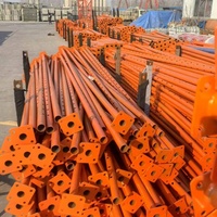 Échafaudage télescopique en acier réglable, fourni par les fabricants, pour la construction, style de conception chinois