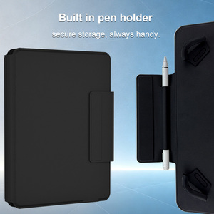 Funda Universal para Tablet con Teclado de 4 Abrazaderas, 10.9-11 Pulgadas, con Panel Táctil, Soporte para Lápiz, Cubierta de Cuero PU Resistente a Golpes, ODM OEM - Product Image 3