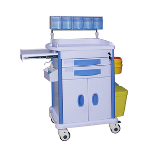 ORP – chariot de collision médical, chariot de pansement médical multifonction, hôpital utilisé médical pour l'anesthésie - Product Image 2