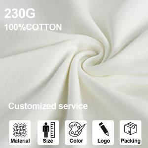 Men'<b>s</b> Blank Cotton T-Shirts - 230 Gsm Soft Fabric, Wholesale, Custom Logo & High Quality - Product Image 5