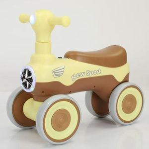 Bicicleta de Equilibrio para Niños de 1 a 6 Años, Juguete de Exterior sin Pedales, 4 Ruedas, Coche de Empuje para Niños - Product Image 3