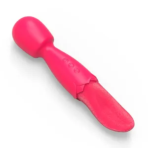 새로운 젖꼭지 빠는 음핵 섹스 10 핥는 혀 빨판 지팡이 마사지 성인 제품 진동기 G-Spot 오럴 섹스 토이 여성용