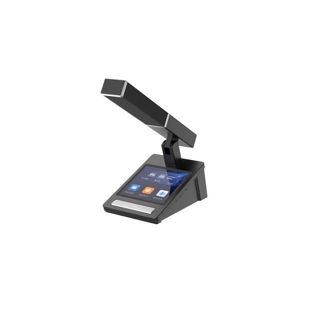 4"Touch Screen Wireless 5G Digital Wired Microphone with Built-in Speaker Delegate Unit Sign-in Voting for Boardroom Discussion