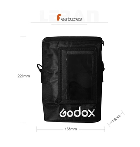 <span class=keywords><strong>GODOX</strong></span> เคสกระเป๋าใส่แฟลชแบบพกพา PB-600สำหรับ <span class=keywords><strong>GODOX</strong></span> <span class=keywords><strong>WITSTRO</strong></span> <span class=keywords><strong>AD600</strong></span> AD600B AD600BM AD600M - Product Image 2