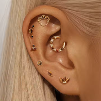 Perhiasan Anting Titanium ASTM F136 Grosir, Anting Titanium, Anting Moissanite, Perhiasan Labret, Anting