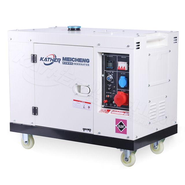 Silent Diesel Generator 3kva 5kva 8kva 10kva 12kva 15kva 20kva 25kva Portable Low Noise Water/Air-Cooled Electric Power Machine