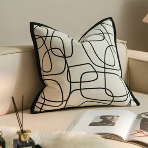 Sarung bantal Sofa 18x18 inci, sarung bantal Sofa dekoratif mewah, sarung bantal Sofa untuk ruang tamu